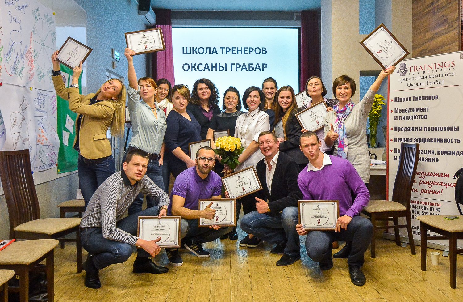 Выпускники школы тренеров Оксаны Грабар 2015